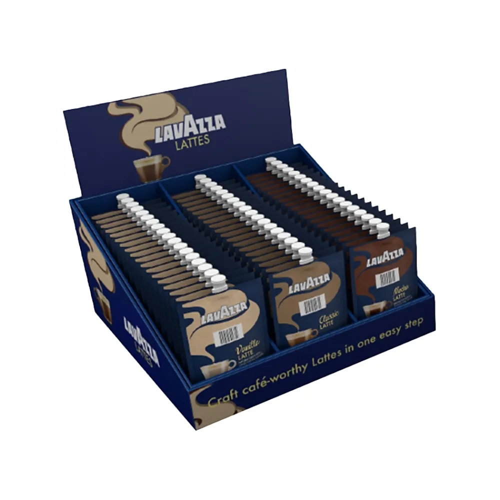 Lavazza Lattes Variety Pack Coffee, Flavia Freshpack, 54/Carton (48728)
