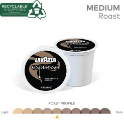 Lavazza Perfetto Espresso Coffee Keurig® K-Cup® Pods, Dark Roast, 88/Carton (6000CT)