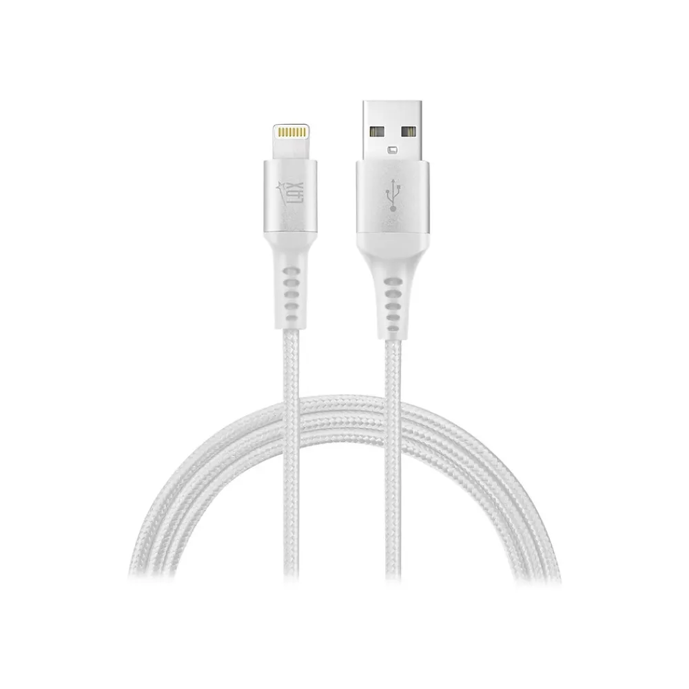Lightning to USB Cable for iPhone/iPad/iPod touch, Silver (LX-4SL)<LAX Gadgets Outlet