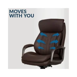 Ergonomic Chairs*La-Z-Boy Nova Ergonomic Polyurethane Swivel Executive Chair, (52372-BRN) Brown