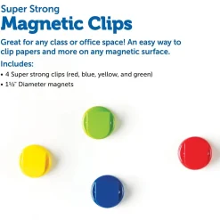 Clips & Fasteners|Learning Resources Super Strong Magnetic Clips 1.5