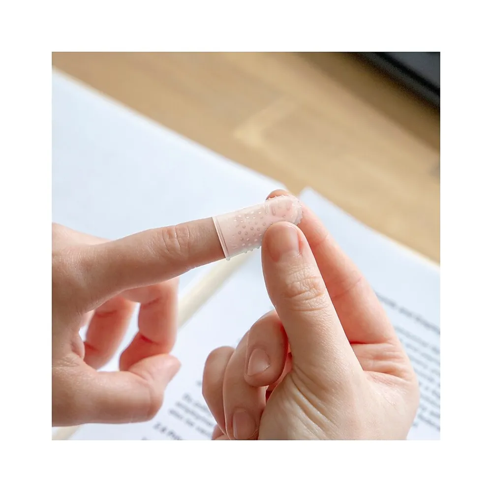 Sale Lee Assorted Sizes Fingertips, Clear, 12/Pack (41410)