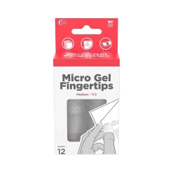 New Lee Medium Fingertip, Clear, 12/Pack (41050)
