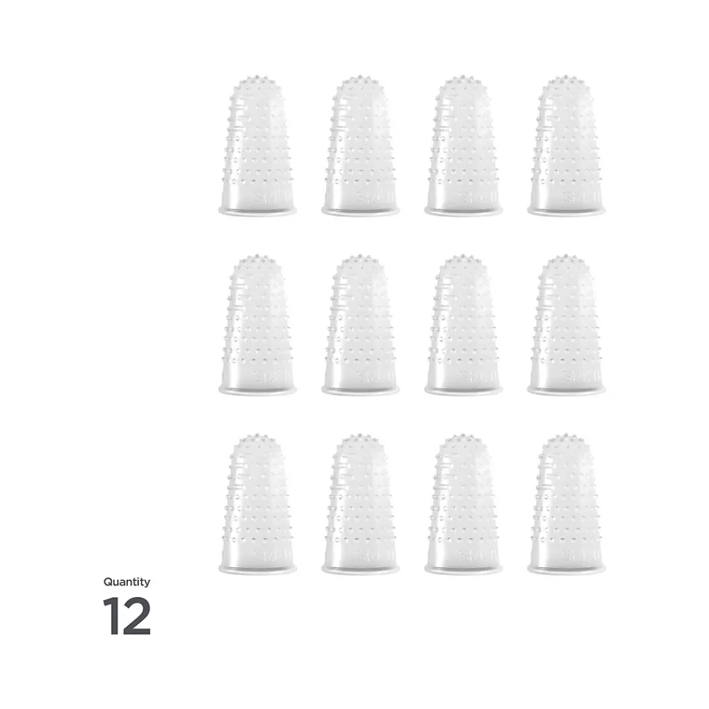Lee Small Fingertip, Clear, 12/Pack (41030)