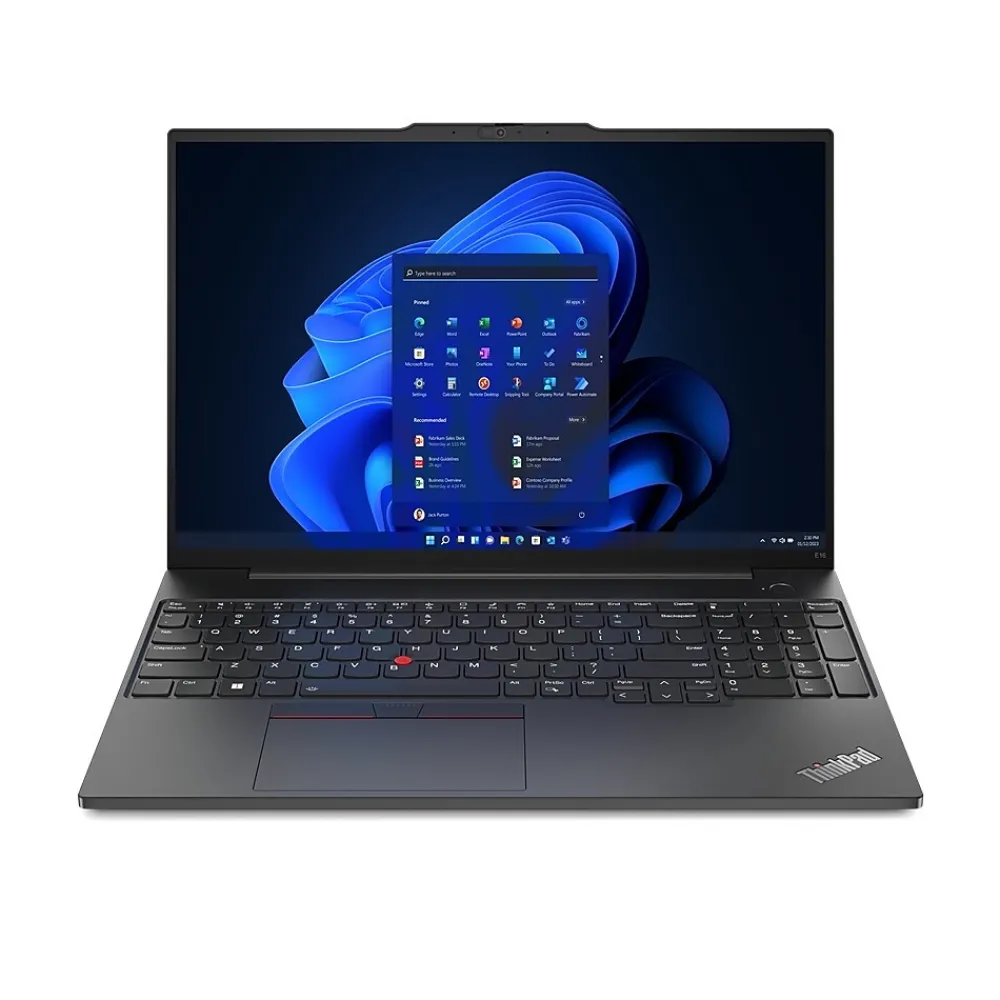 Hot Lenovo ThinkPad E16 Gen 1 16" Laptop, AMD Ryzen 5 7430U, 16GB RAM, 1TB PCIe SSD, Windows 11 Pro (21JTA003US)