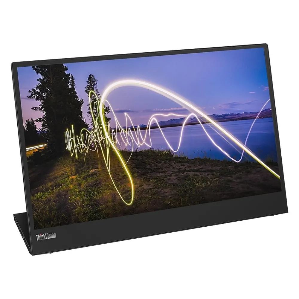 Lenovo ThinkVision M15 15" LED Monitor, Raven Black (62CAUAR1US)