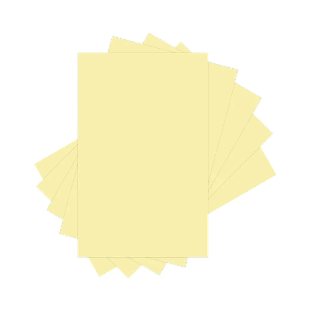 Multipurpose Paper*Lettermark Colors 30% Recycled 11" x 17" Colored Paper, 20 lbs., Canary, 500 Sheets/Ream (94293RM)