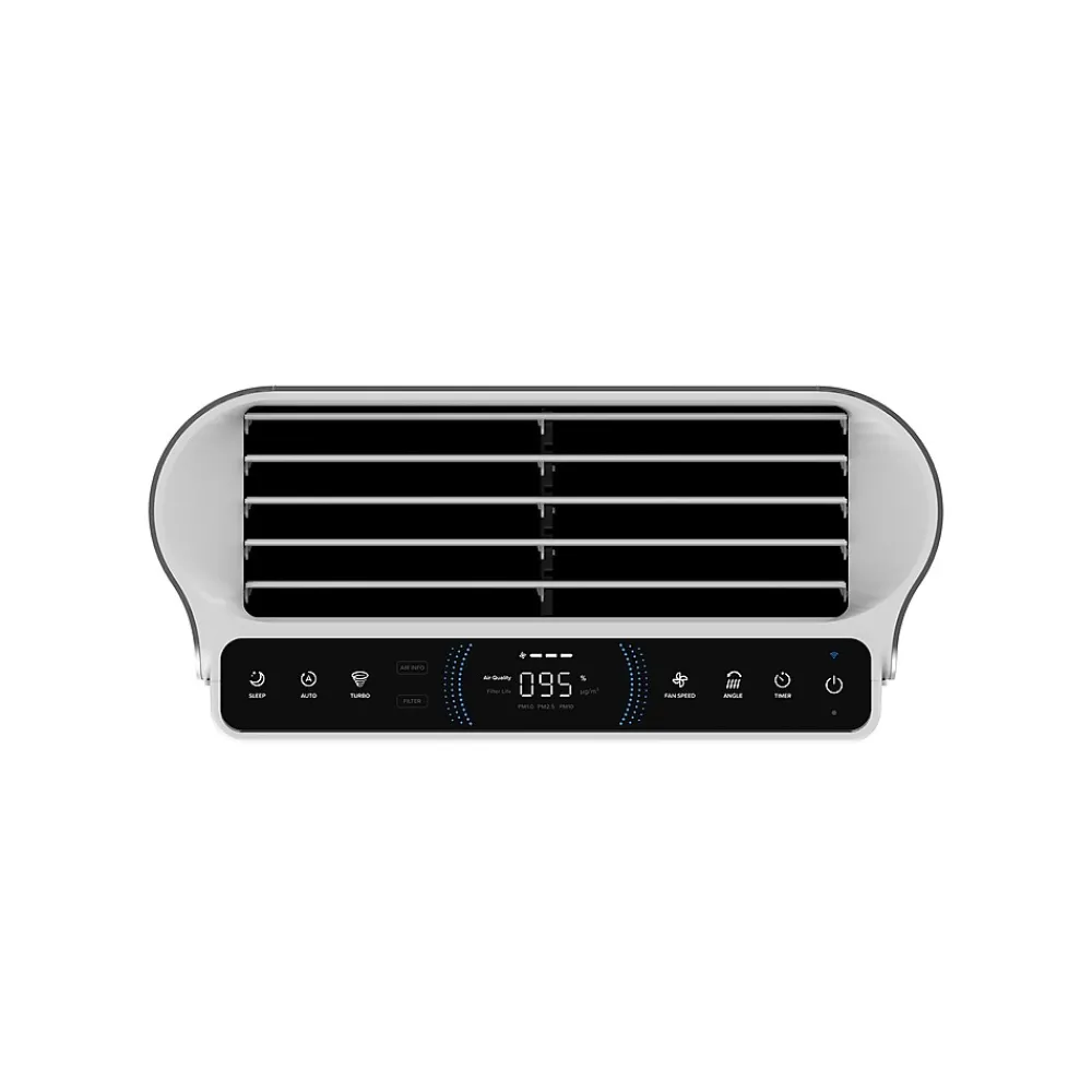 Levoit EverestAir Floor-Standing Smart Air Purifier, 5-Speed, Wi-Fi Enabled, Silver (HEAPAPLVSUS0119Y)