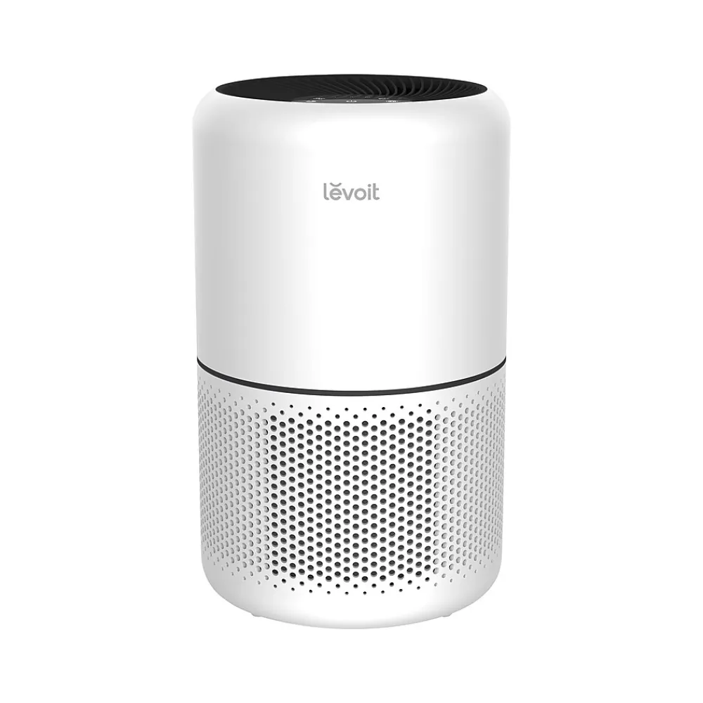 Levoit PlasmaPro 300S True HEPA Tower Air Purifier, 3-Speed, Wi-Fi Enabled, White (HEAPAPLVSUS0115Y)