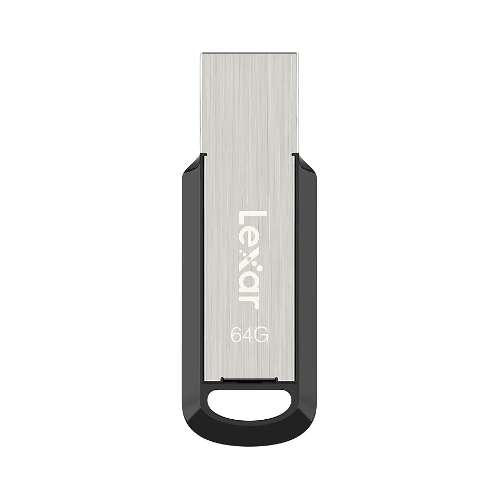 Clearance Lexar JumpDrive M400 64GB USB 3.0 Type-A Flash Drive, Silver/Black (LJDM400064G-BNBNU)
