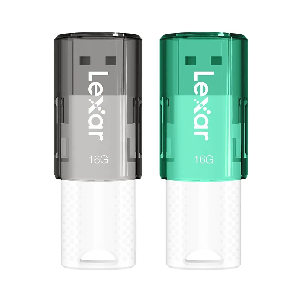 Best Lexar JumpDrive S60 16GB USB 2.0 Flash Drive, 2/Pack (LJDS60-16GB2NNU)