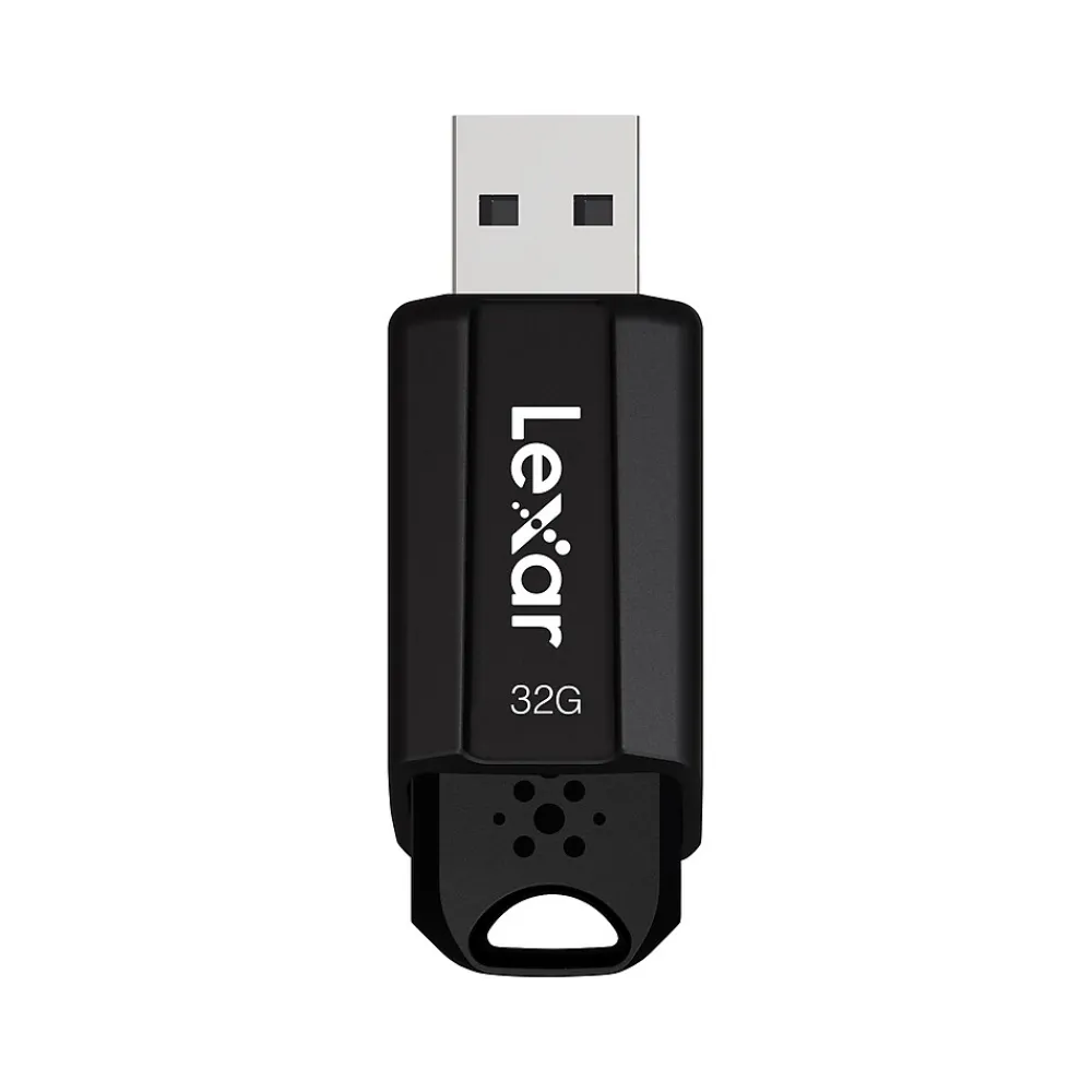 Sale Lexar JumpDrive S80 32GB USB 3.2 Type-A Flash Drive, Black, 3/Pack (LJDS080032G-BNBNU3)