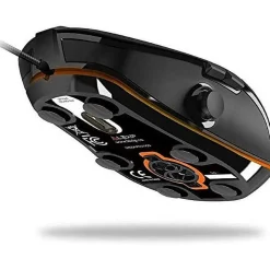 Discount Lexip Alpha Ergonomic Optical Gaming Mouse, Black (JVAPCM00446)