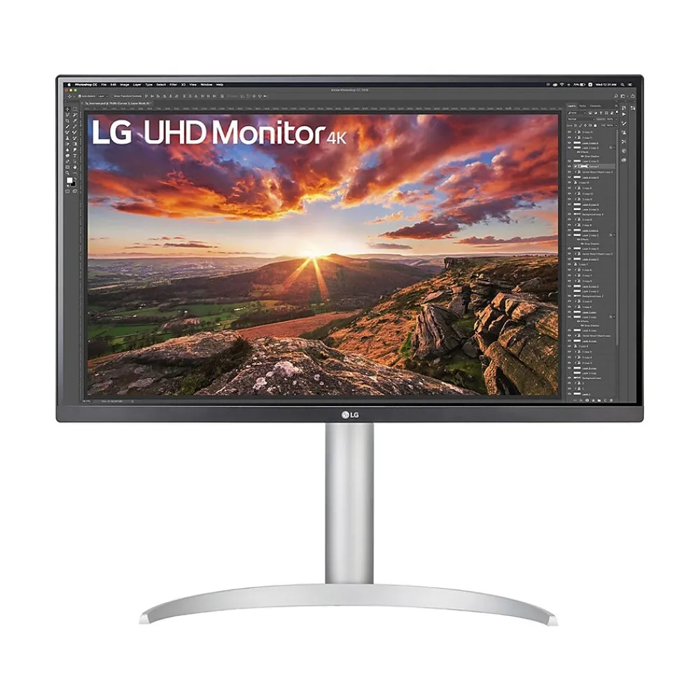 LG 27" 4K Ultra HD LED Monitor, Silver (27BP85UN-W)