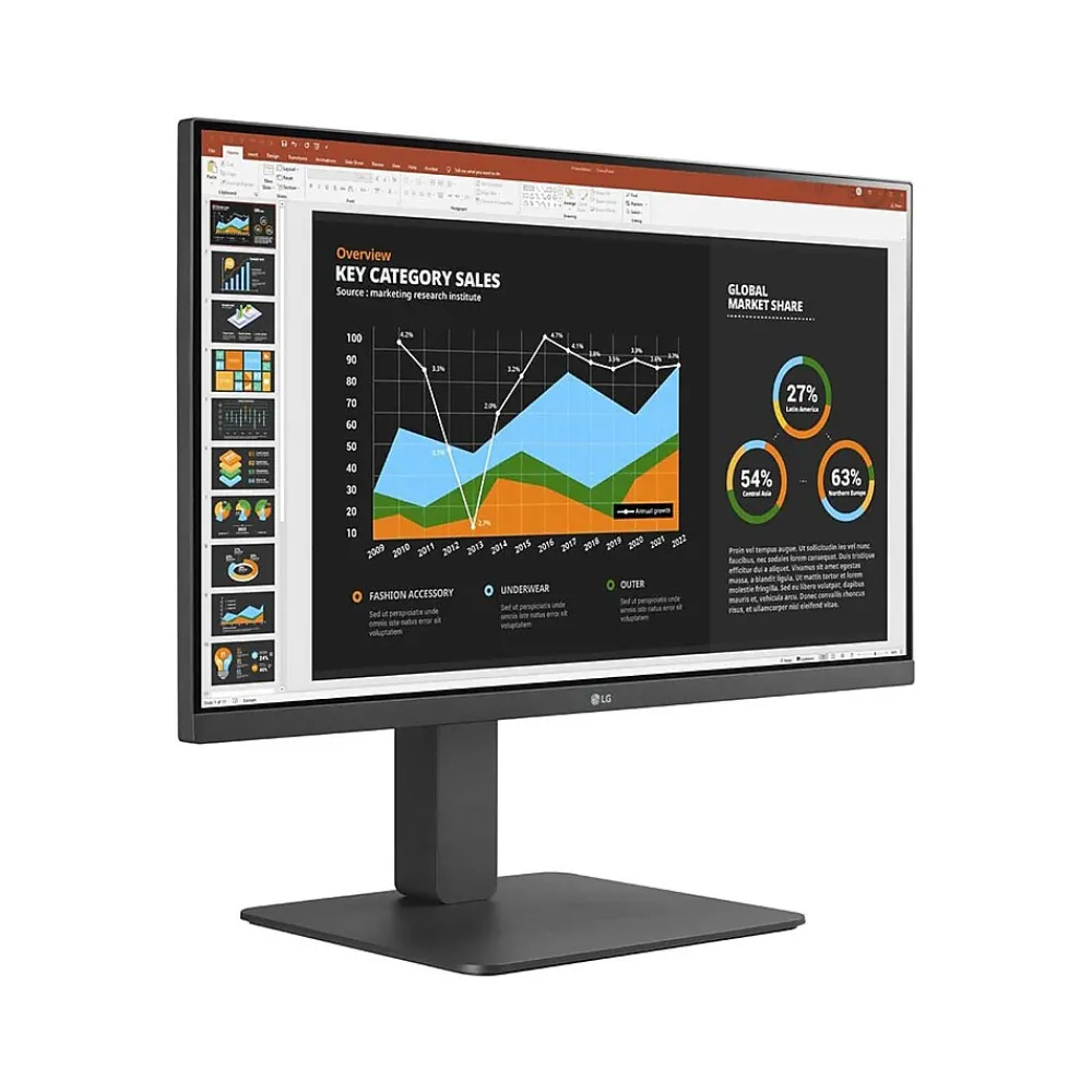 Best LG 23.8" LCD Monitor, Black (24BR750C-C)