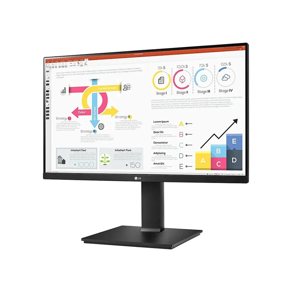 Discount LG 24" LED Monitor, Black (24BP75Q-B)