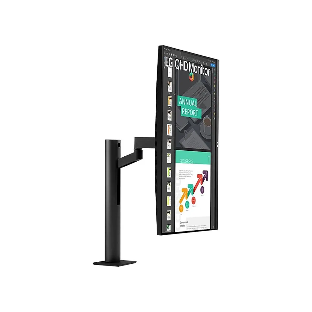 Outlet LG Ergo 27BN88Q-B 27" LED Monitor, Black Texture