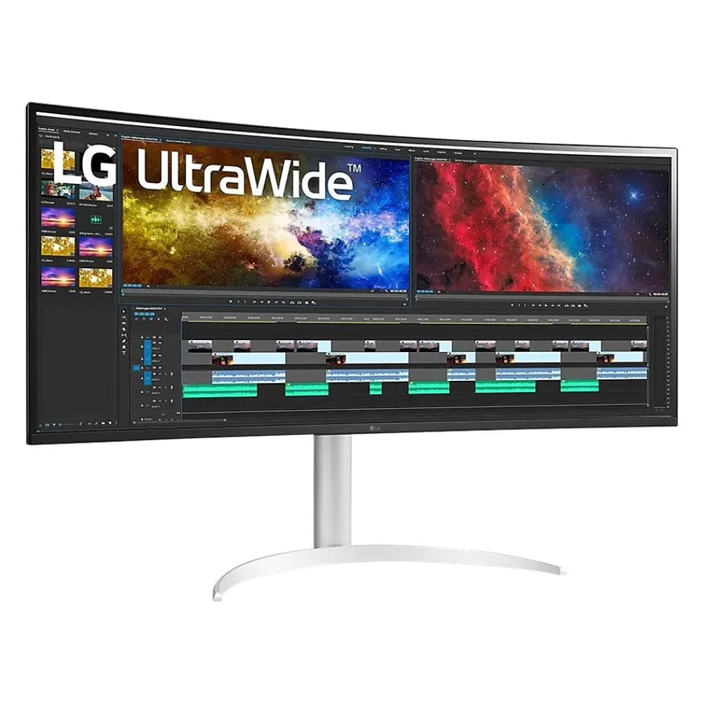 Discount LG UltraWide 38" Curved 4K Ultra HD LED Monitor, Multicolor (38BP85C-W)