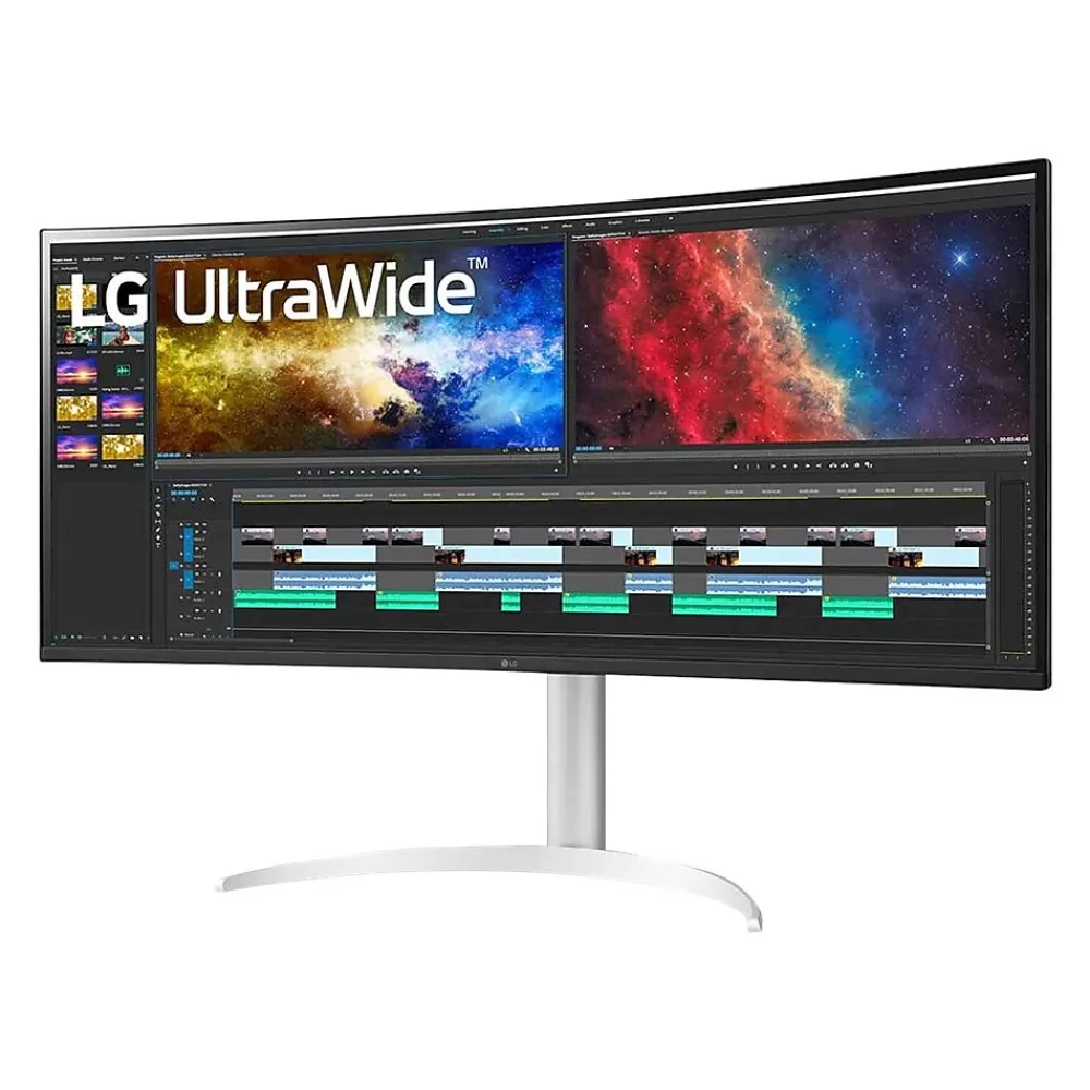 Discount LG UltraWide 38" Curved 4K Ultra HD LED Monitor, Multicolor (38BP85C-W)