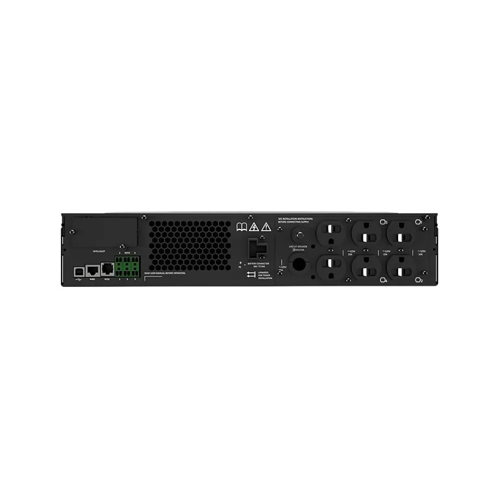 Vertiv Liebert GXT5 1500 VA UPS, 6 Outlets, Black (GXT5-1500LVRT2UXL)