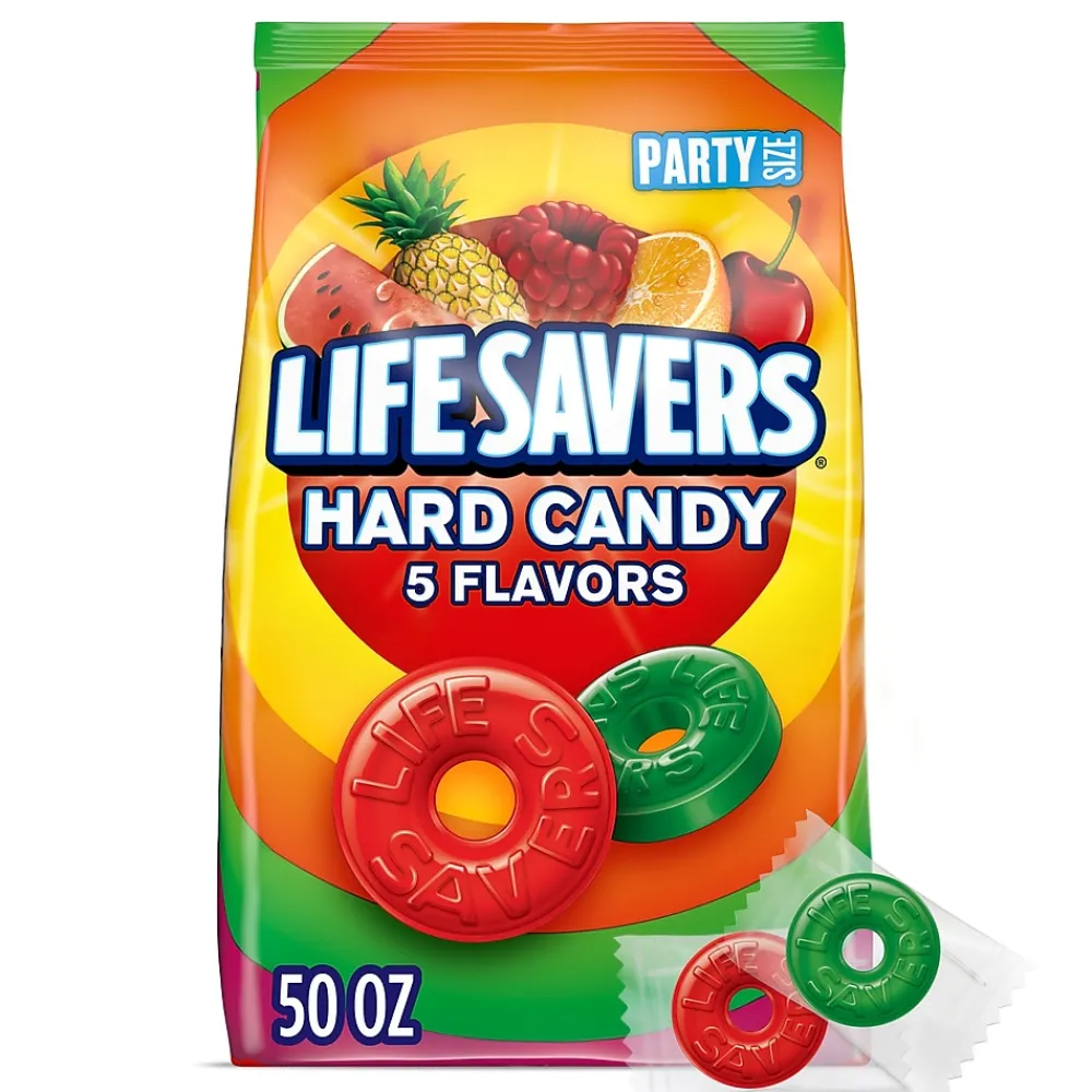 LifeSavers Life Savers 5 Flavors Hard Candy, Party Size, 50 oz., 376 Pieces (WMW28098)