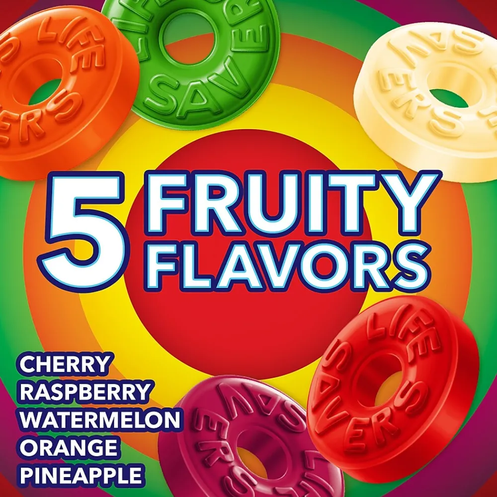 LifeSavers Life Savers 5 Flavors Hard Candy, Party Size, 50 oz., 376 Pieces (WMW28098)