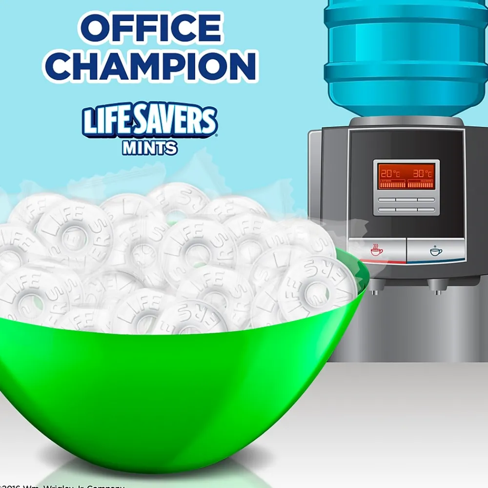 LifeSavers Life Savers Pep O Mint Candy, 6.25 oz. (NFG08503)