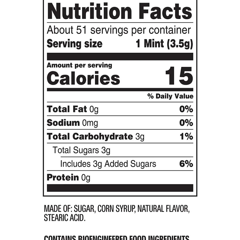 LifeSavers Life Savers Pep O Mint Candy, 6.25 oz. (NFG08503)