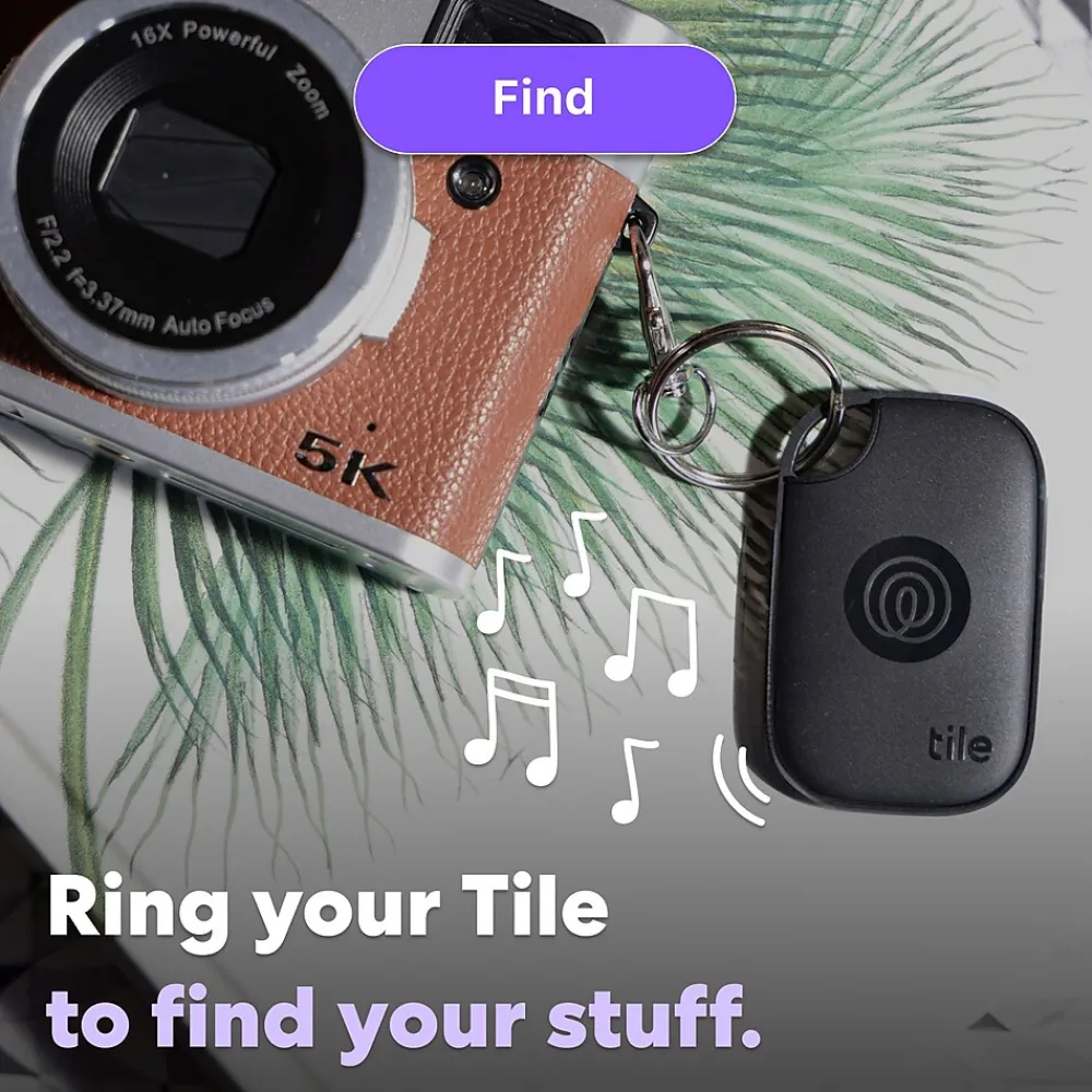 Life360 Tile Pro Bluetooth Tracker, Assorted, Black/White, 4/Pack (RE-61124)<Tile by Life360 Sale