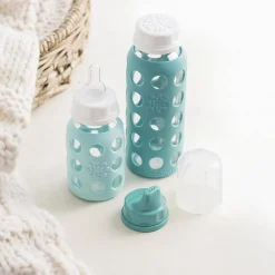 Lifefactory Baby Water Bottle, Assorted Colors, 9 oz. (LF120406C4)