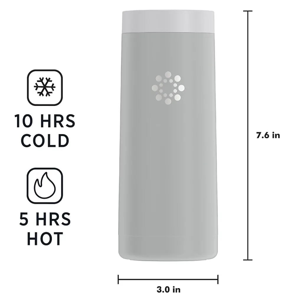 Lifefactory Tumbler, Stone Gray, 16 oz. (LS324MCG4)