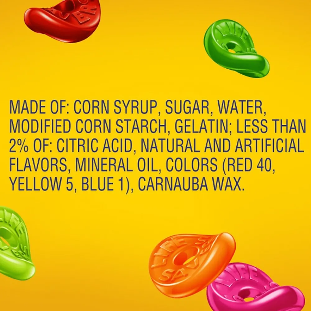 LifeSavers 5 Flavors Gummies Candy, 7 oz. (08342)