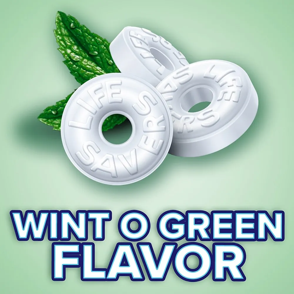 LifeSavers Wint-O-Green Wintergreen Mints, Party Size, 44.93 oz. (MMM29060)