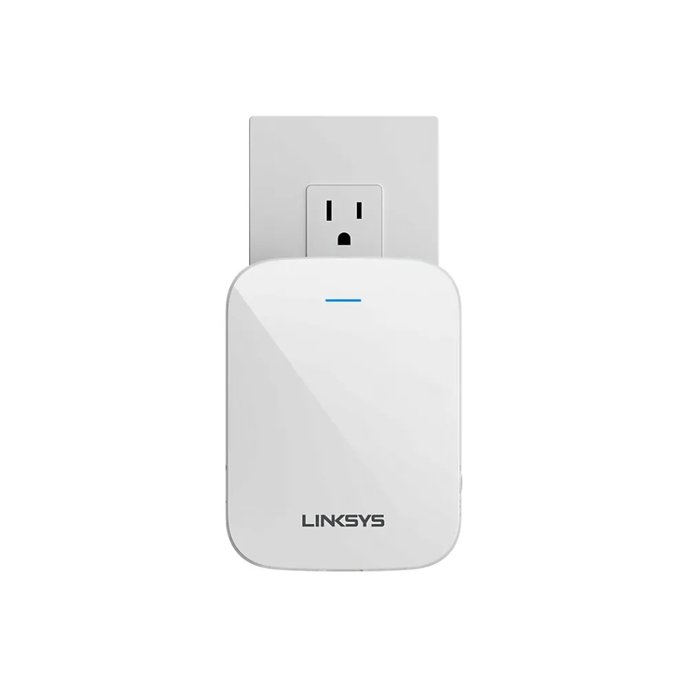 Discount Linksys AX1800 Dual Band WiFi 6 Extenders, Wall-plug, White (RE7350)