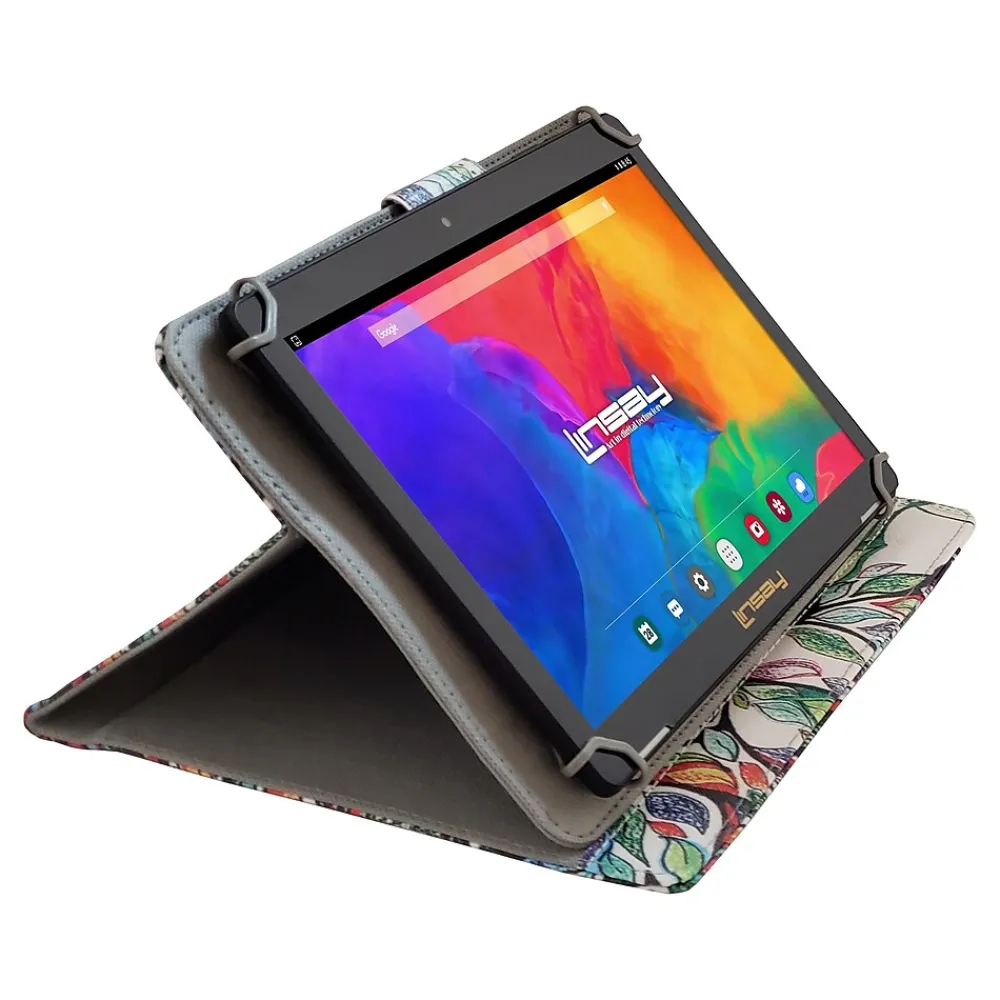 10.1" Tablet with Tree Marble Case, 2GB RAM, 64GB Storage, Android 13, Black (F10IPCMT)<Linsay Best