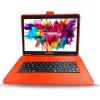 Octa Core 10.1" Tablet, 4GB RAM, 128GB Storage, Android 13, Bundled with Red Style Keyboard and Stylus Pen<Linsay Discount
