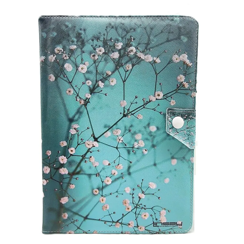 Octa Core 10.1" Tablet, 4GB RAM, 128GB Storage, Android 13, Bundled with Flowers Marble Case and Stylus Pen<Linsay Hot