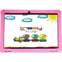 Octa Core 10.1" Tablet, 4GB RAM, 128GB Storage, Android 13, Bundled with Pink Kids Case<Linsay