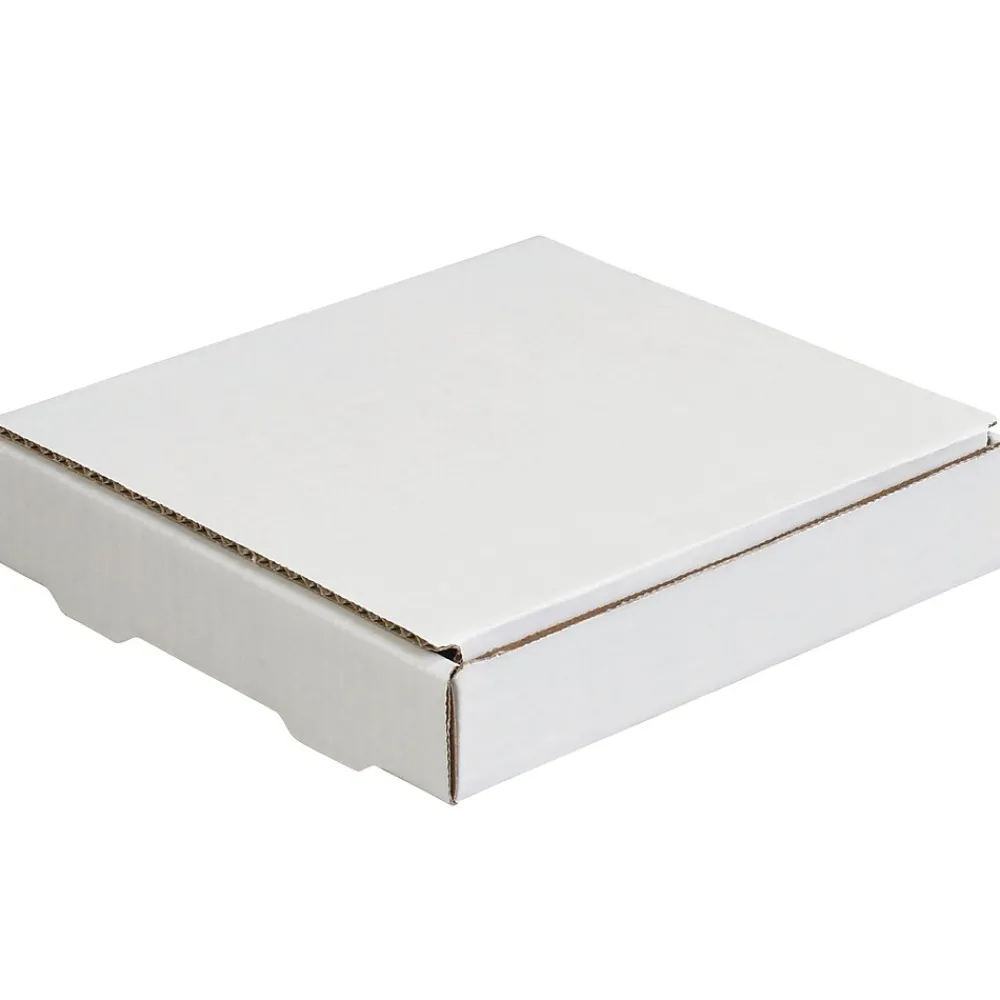 Discount Partners Brand Literature Mailers, 7" x 7" x 2", White, 50/Bundle (ML772)