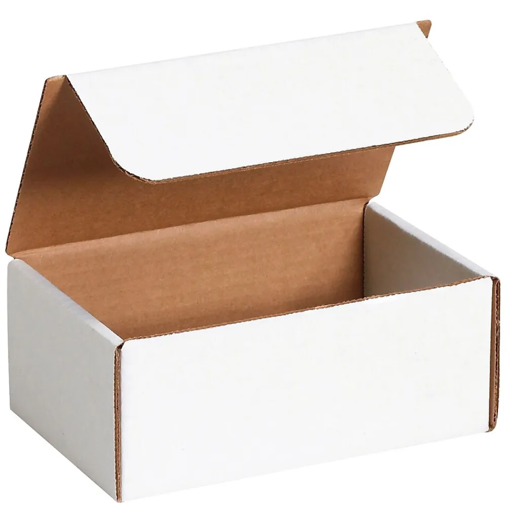 Best Partners Brand Literature Mailers, 5" x 3" x 2", White, 50/Bundle (ML532)