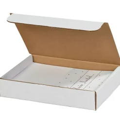 Outlet Partners Brand Literature Mailers, 8" x 7" x 2", White, 50/Bundle (ML872)