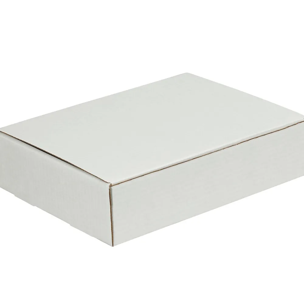 Discount Partners Brand Literature Mailers, 12" x 9" x 2", White, 50/Bundle (ML1292R)