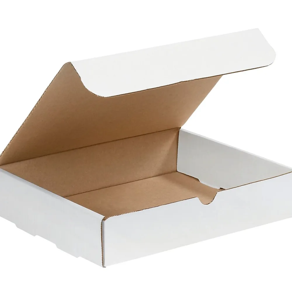 Clearance Partners Brand Literature Mailers, 10" x 9" x 2", White, 50/Bundle (ML1092)