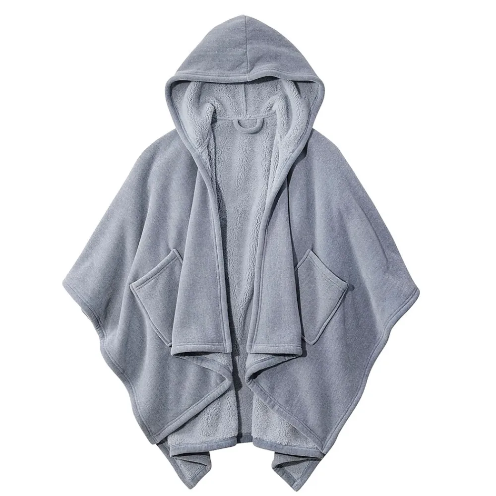 Cozy Chenille Wearable Throw, Shadow Blue (1000248698)<L.L.Bean Outlet
