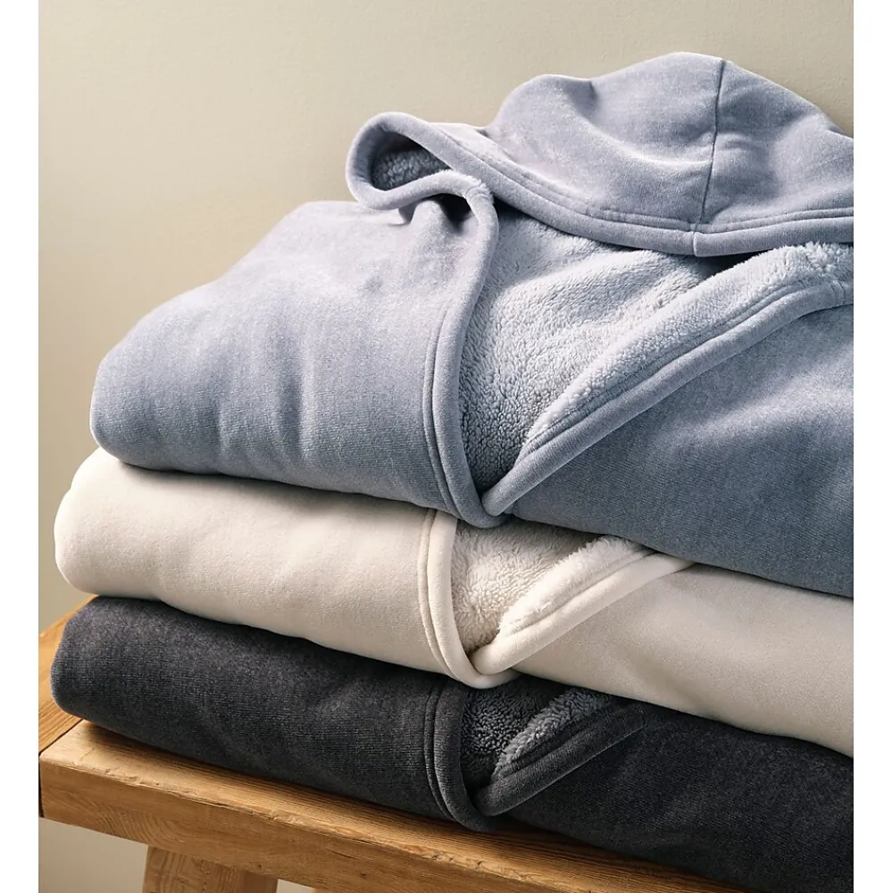 Cozy Chenille Wearable Throw, Shadow Blue (1000248698)<L.L.Bean Outlet