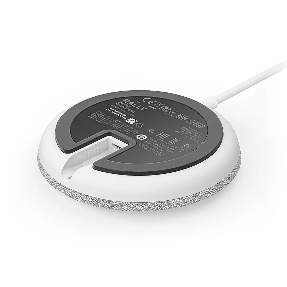 Outlet Logitech 952-000038 Rally Mic Pod, White