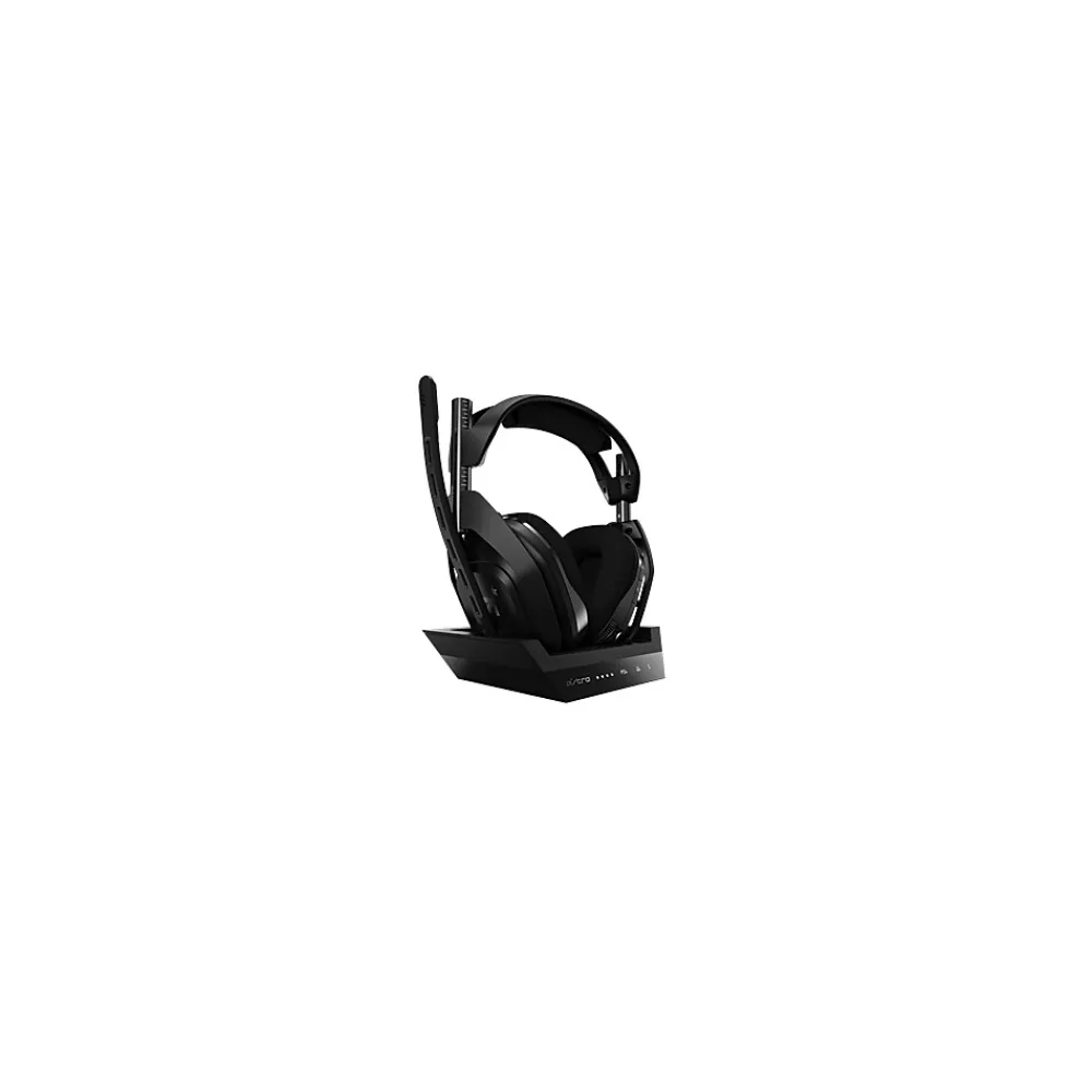 Sale Logitech Astro A50 Wireless Gaming Headset with Base Station, Black/Gray (939-001673)