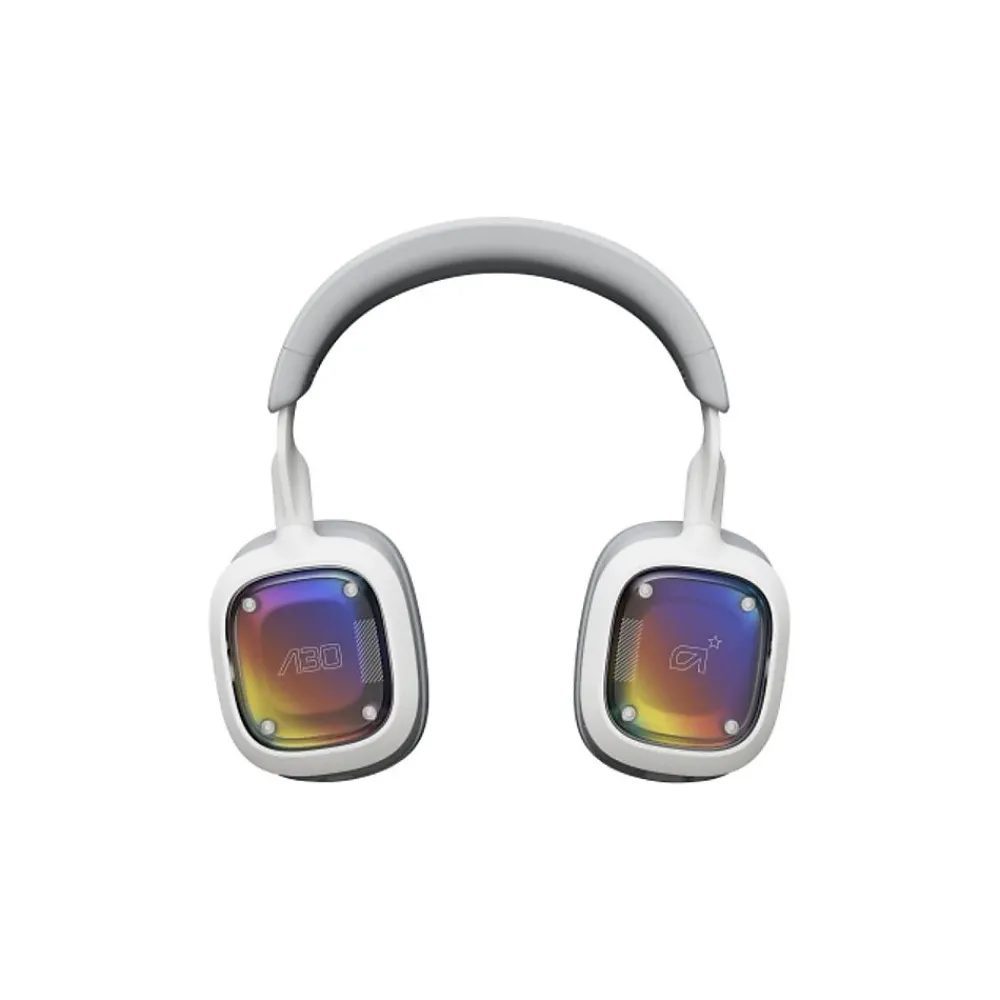 Logitech Astro A30 Wireless Bluetooth Stereo Gaming Headset, USB, 3.5mm, White (939-001992)