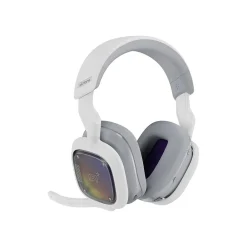 Logitech Astro A30 Wireless Bluetooth Stereo Gaming Headset, USB, 3.5mm, White (939-001992)