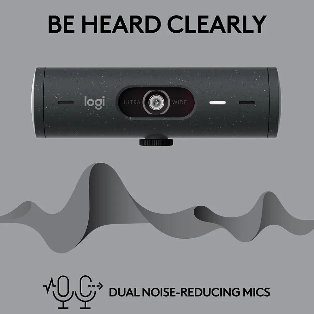 Best Logitech Brio 505 HD 1080p Webcam, 4 Megapixels, Graphite (960-001522)